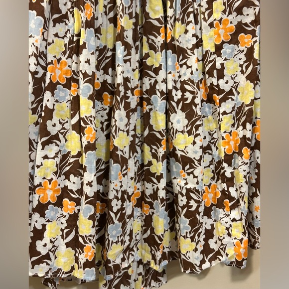 Tory Burch Brigitte Floral Print Pleated Skirt and Top - Picture 12 of 12